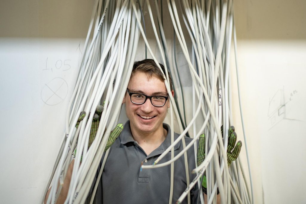 Lichtinstallation durch Elektro Lattmann